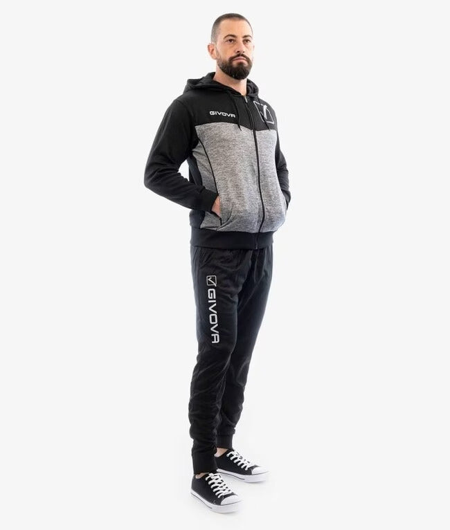 Givova Tracksuit - black/gray, TR018P-1044