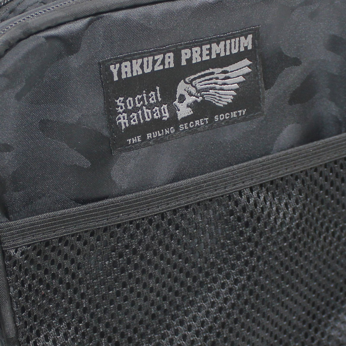 Yakuza Premium Shoulder Bag – black camo, 3574