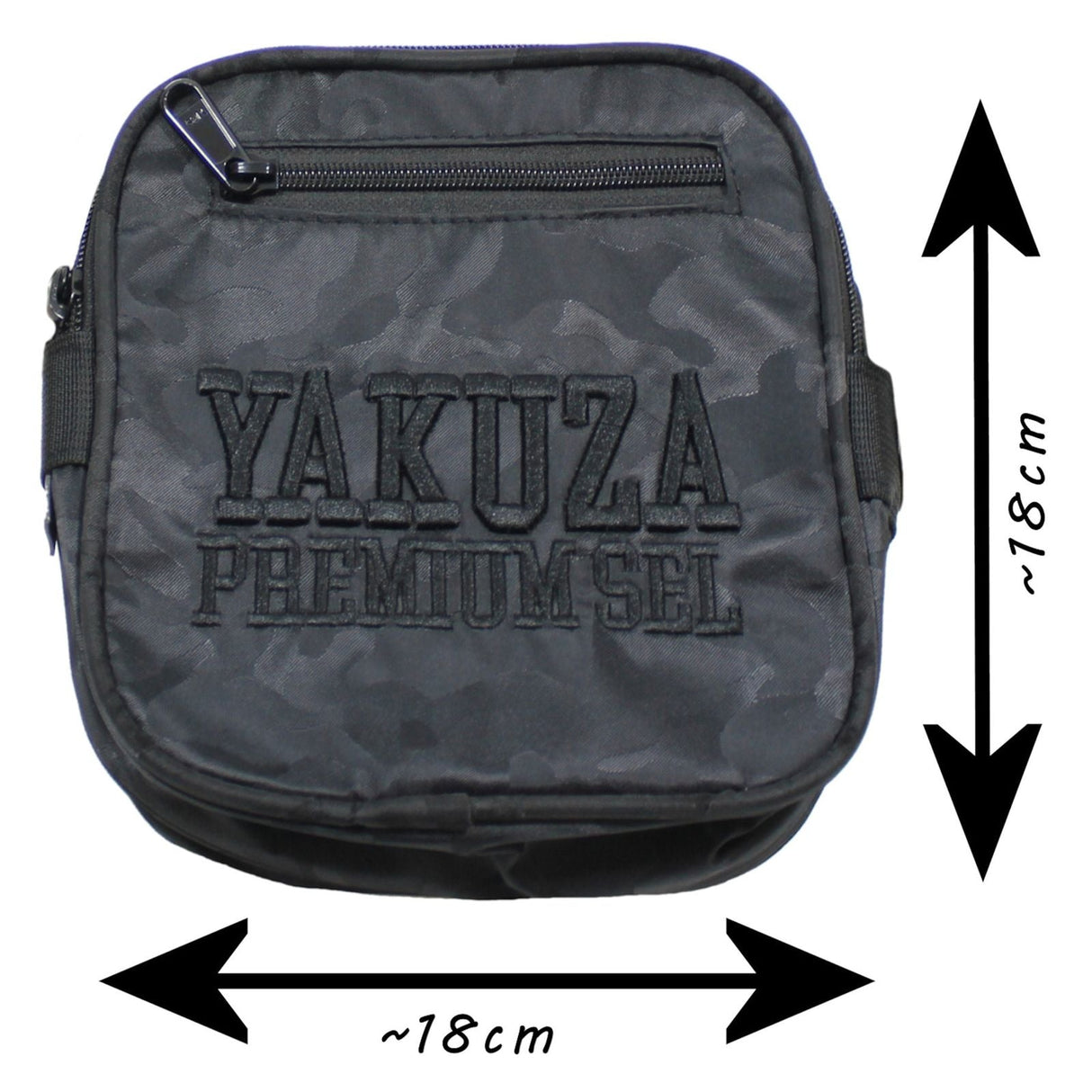 Yakuza Premium Shoulder Bag – black camo, 3574