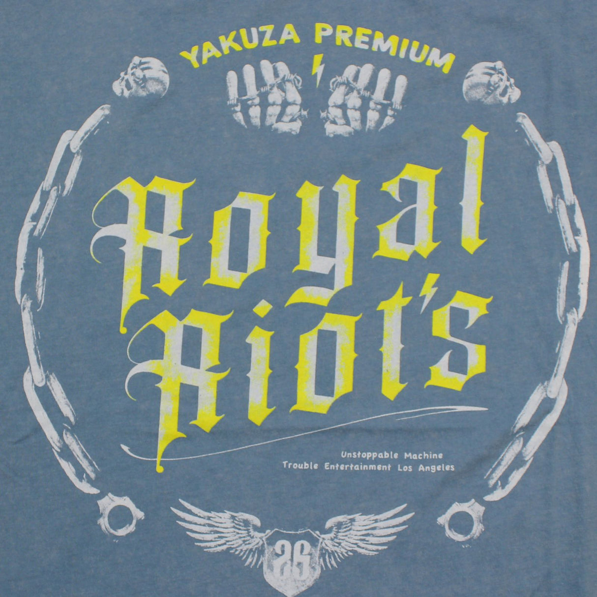 Yakuza Premium T-Shirt - light blue, 3719B