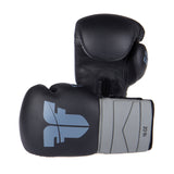 Fighter Boxhandschuhe Sparring - schwarz/grau, FBG-002-BG