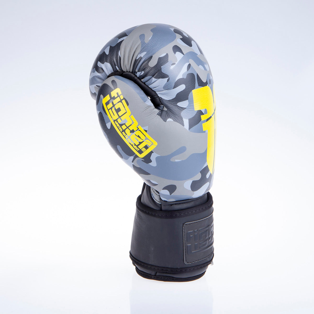 Gants de boxe Fighter SIAM - camouflage gris, FBG-003C