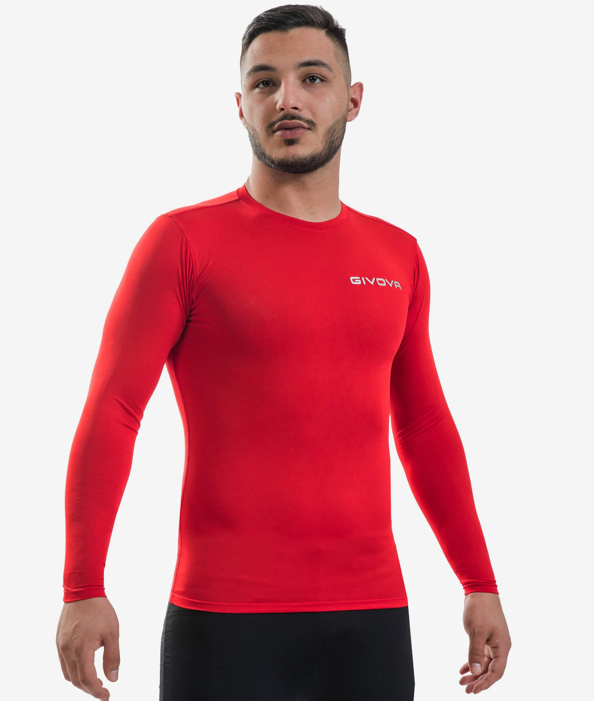 Givova Long Training T-Shirt Corpus - rot