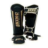 King Pro Boxing Schienbeinschoner Revo 6 - schwarz/gold