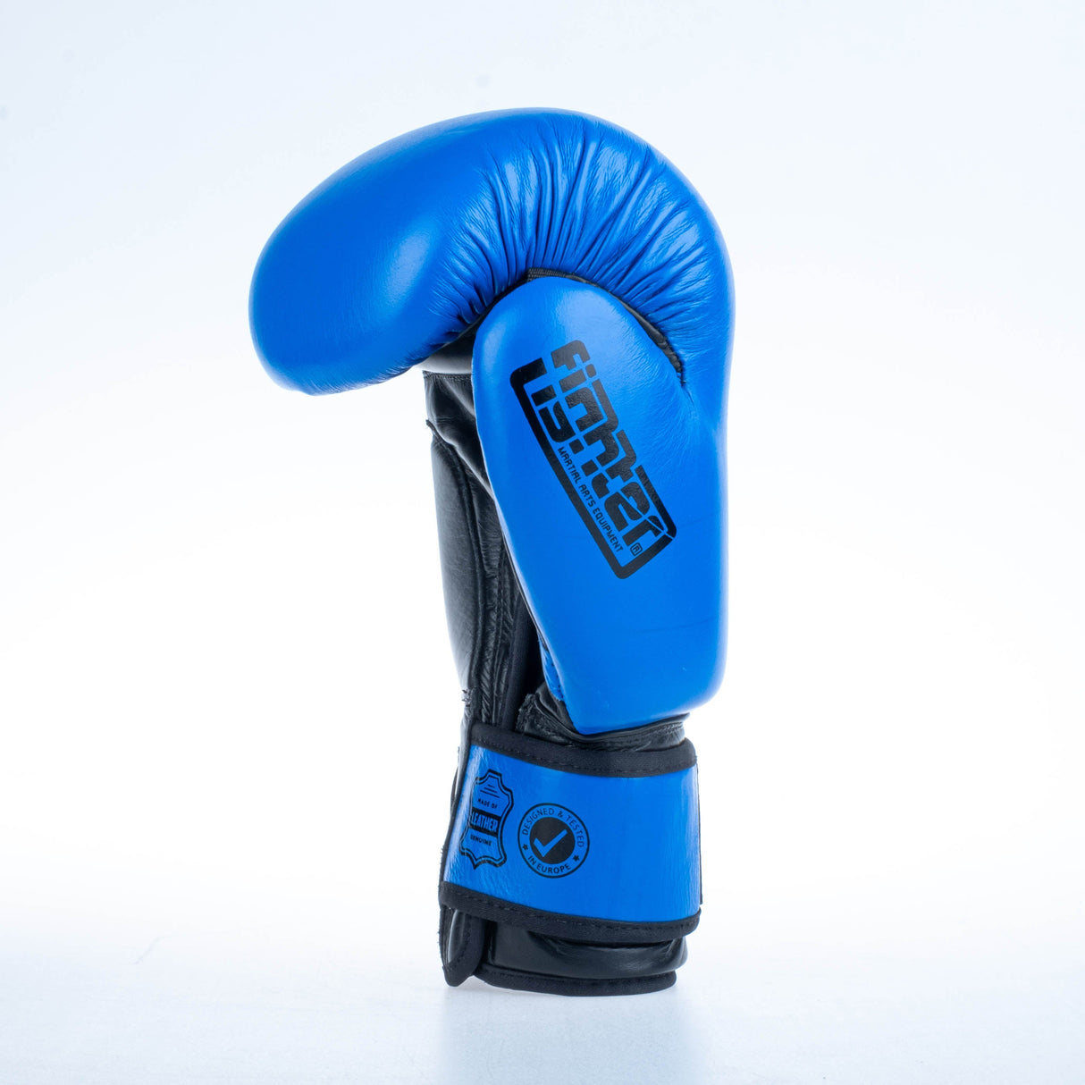 Gants de boxe Fighter ronds - bleu, 1376-RNDXB