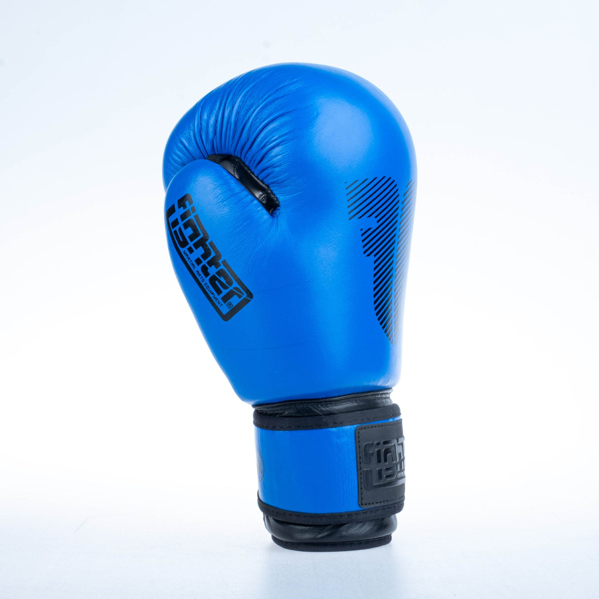 Fighter Boxhandschuhe rund - blau, 1376-RNDXB