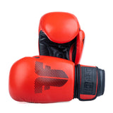 Gants de boxe Fighter ronds - rouge, 1376-RNDXR