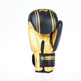 Gants de boxe Fighter Basic Stripe - noir/or