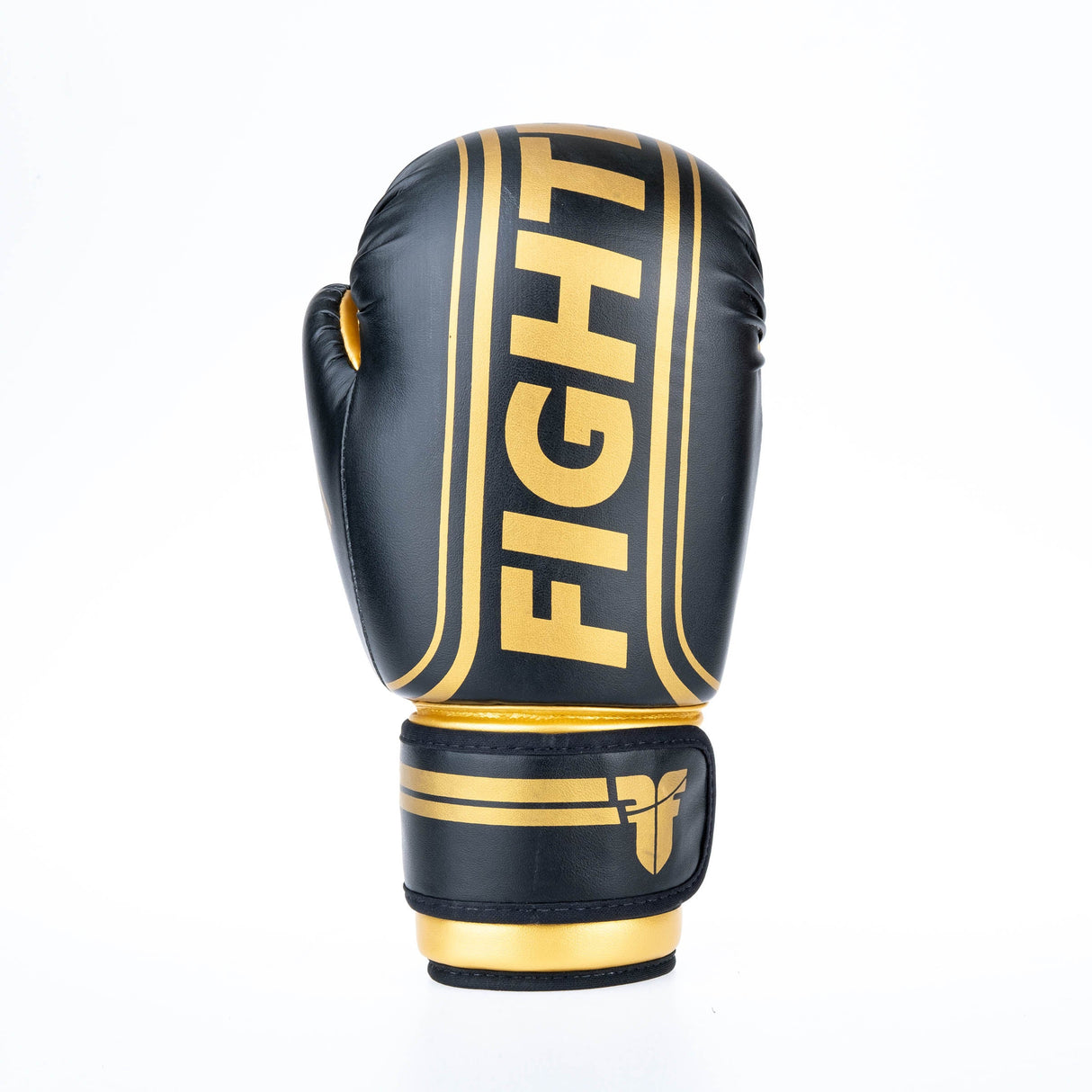 Fighter Boxhandschuhe Basic Stripe - schwarz/gold