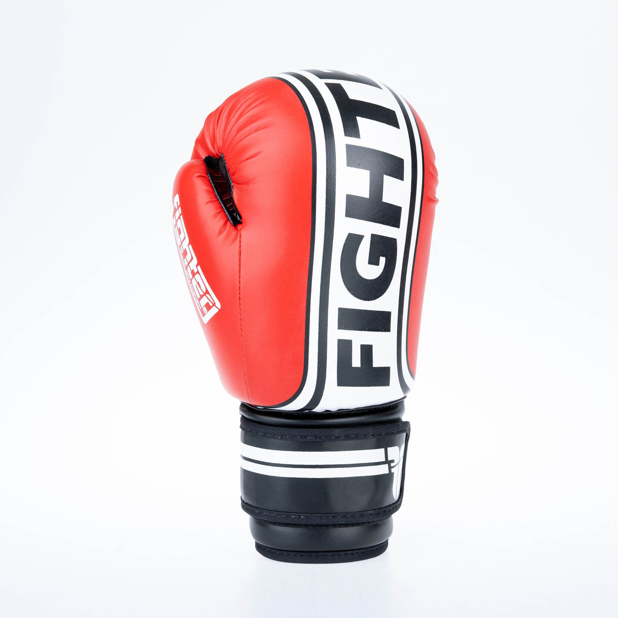 Fighter Boxing Gloves Basic Stripe - red