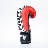 Fighter Boxing Gloves Basic Stripe - red