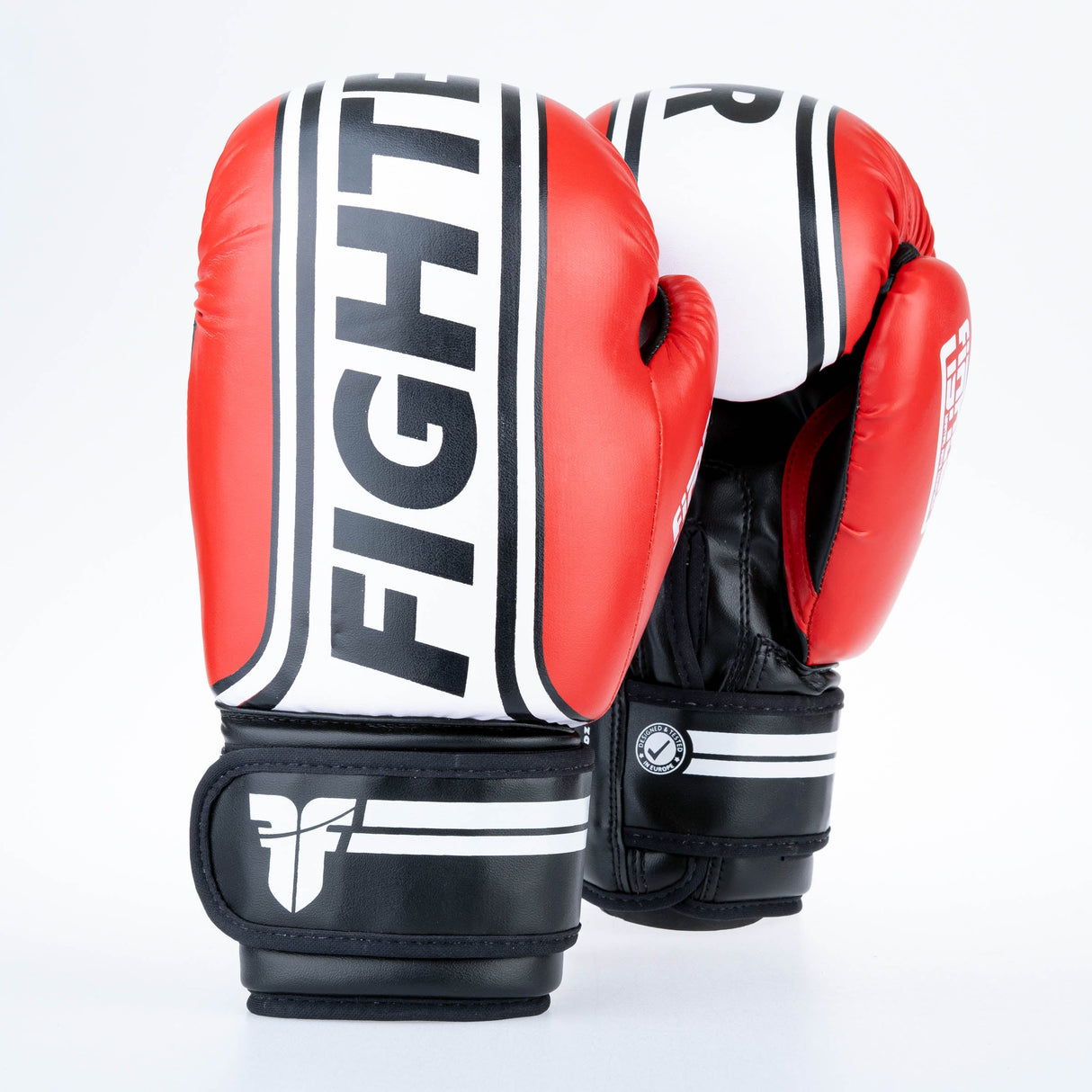 Fighter Boxhandschuhe Basic Stripe - rot