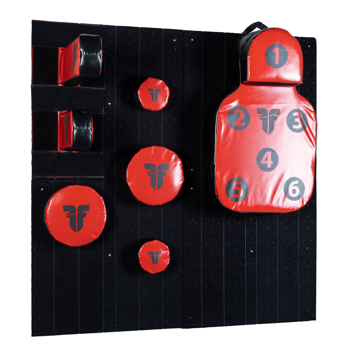 Kämpfertraining Power Wall SET - rot, FPWS-01 