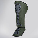 Fighter Shinguards Thai Ergo - khaki/camo, FSG-004KBC