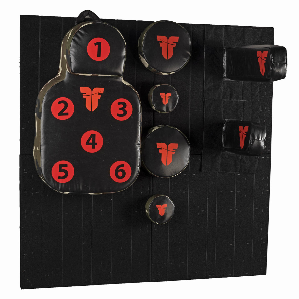 Fighter Training Power Wall SET - camo/rot, FPWS-01-CB 