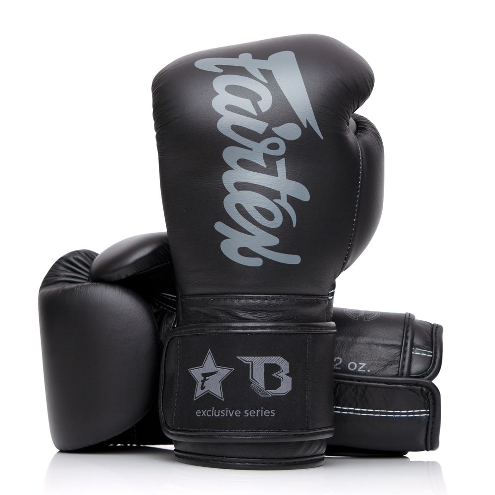 Gants de boxe Fairtex Booster Series - noir/gris