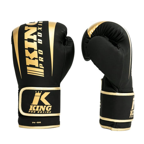 Gants de boxe King Pro Boxing Revo 6 - noir/or