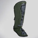 Fighter Shinguards Thai Ergo - khaki/camo, FSG-004KBC