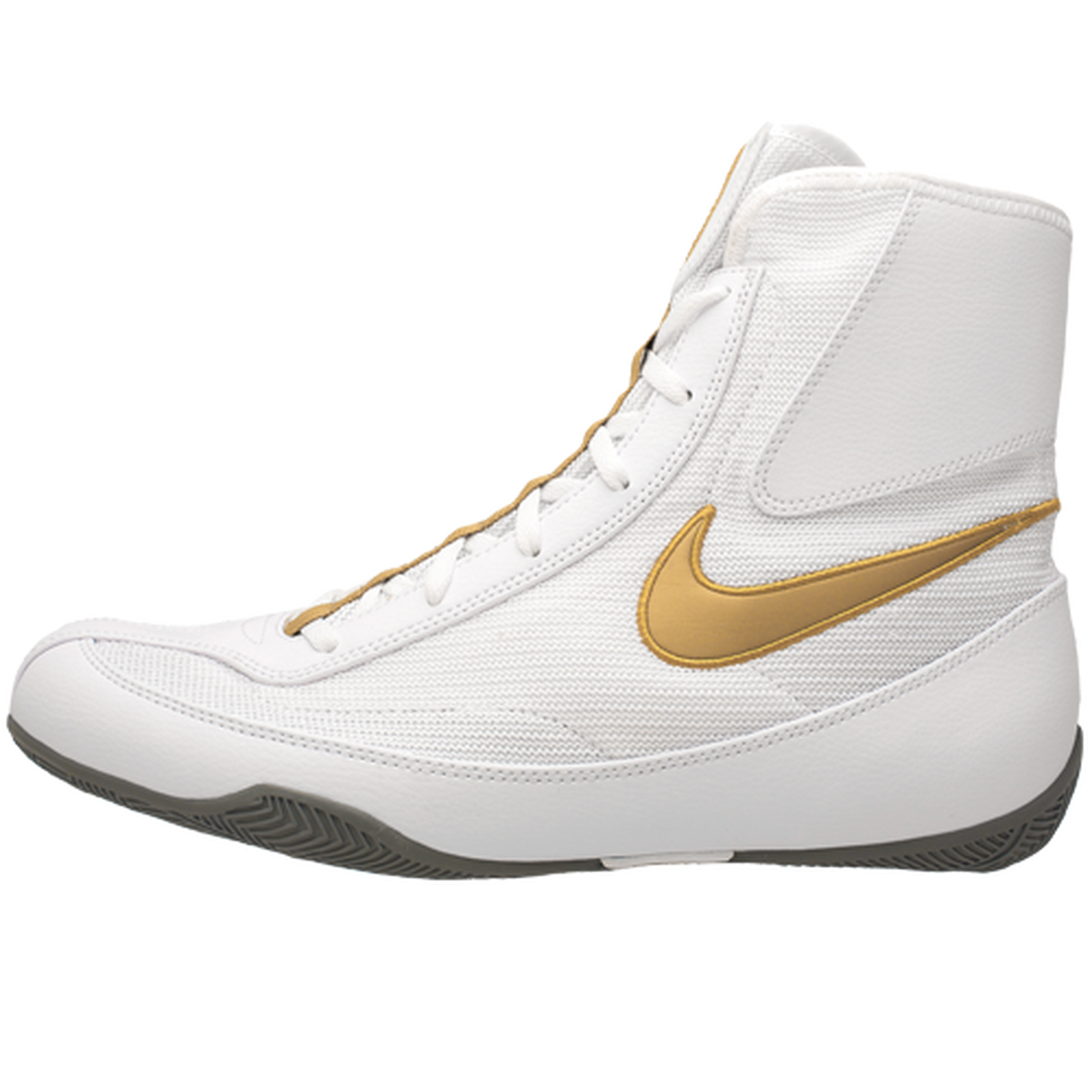 Chaussures de boxe Nike Machomai 2 - blanc/or