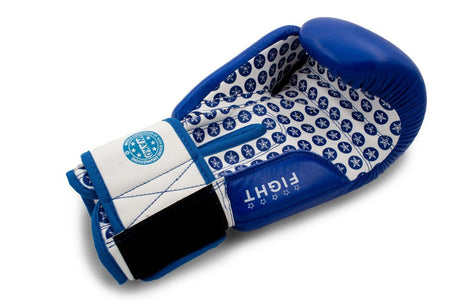 Boxhandschuhe TOP TEN Fight - blau/weiß, 20661-96