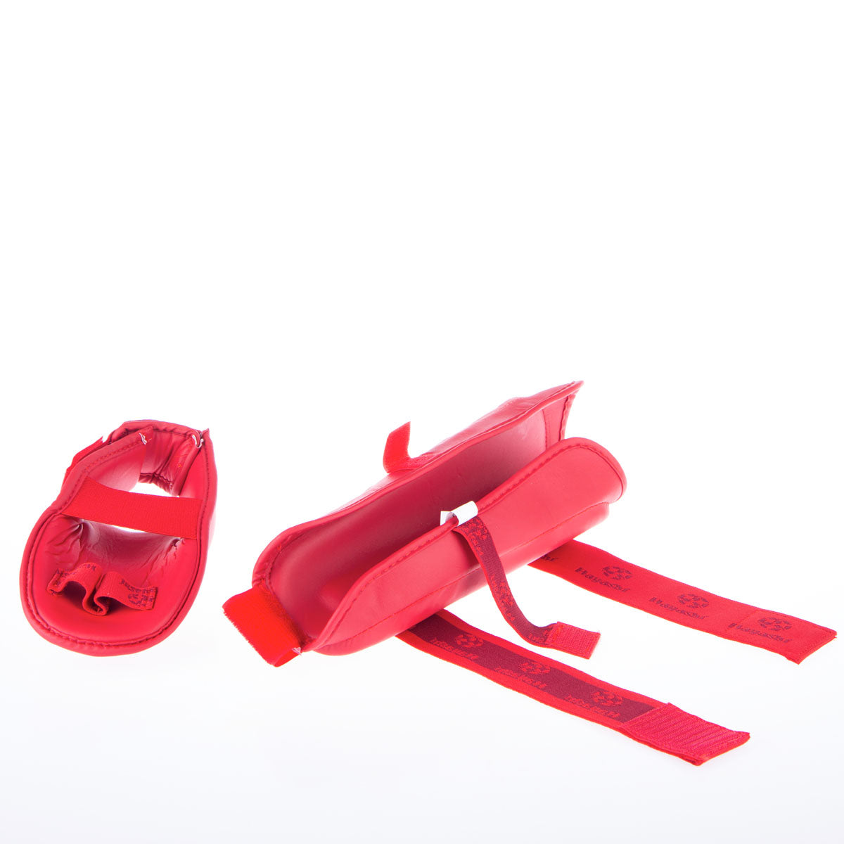 Karate Kickprotector - Instep And Shin WKF - red, 343-4N