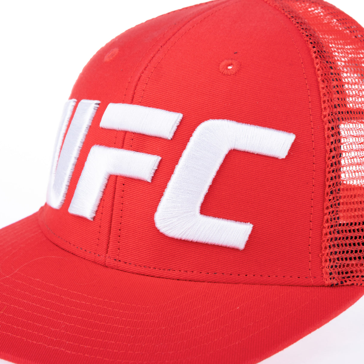 Reebok UFC Logo Trucker Casquette Snapback - rouge, EI0808