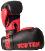 Boxhandschuhe TOP TEN XLP - schwarz/rot, 2268-94