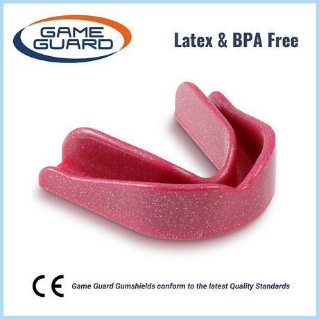 Youth Game Guard Gumshields Sparkle - rose