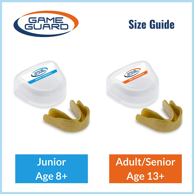 Game Guard Zahnschutz für Jugendliche Sparkle - gold