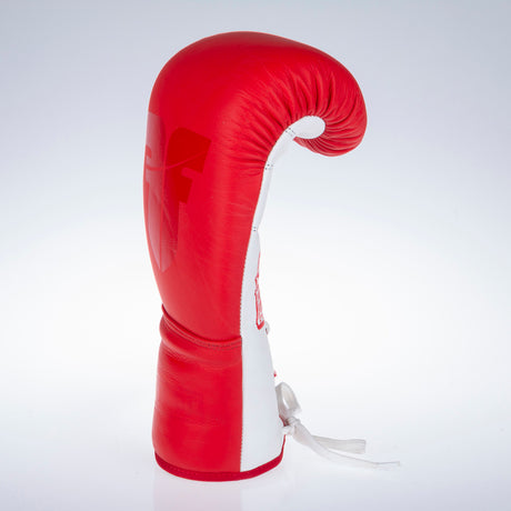 Gants de boxe Fighter Competition Pro - rouge/blanc, FBG-004R