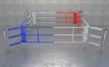 Floor Boxing Ring Fighter Wall II with 3 ropes, BRF-NF2W