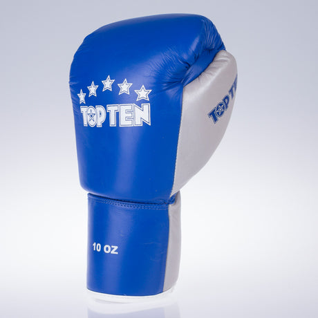 Top Ten Pro Boxhandschuhe - blau/silber, 20182-6110