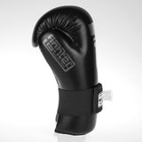 Fighter Open Handschuhe mit Riemen - schwarz, FOG-001B