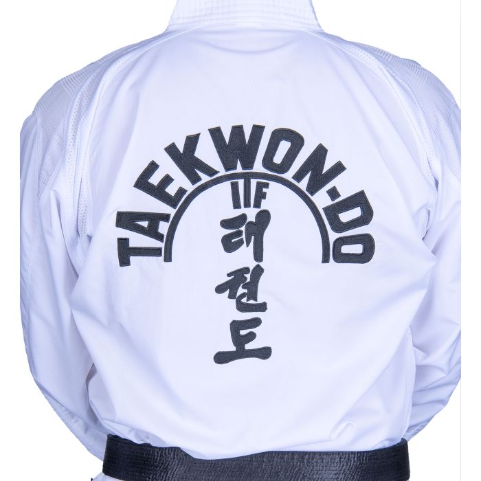 Uniforme de maître TOP TEN Taekwon-Do ITF "Vert", blanc, 16774