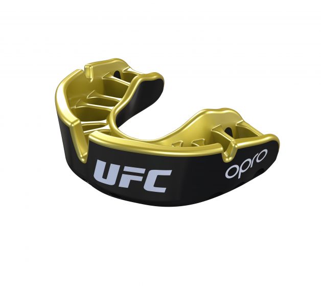 Protège-dents - OPRO UFC - niveau GOLD Junior - noir/or, 002266001