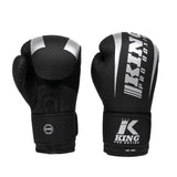 King Pro Boxing Boxhandschuhe Revo 7 - schwarz/silber
