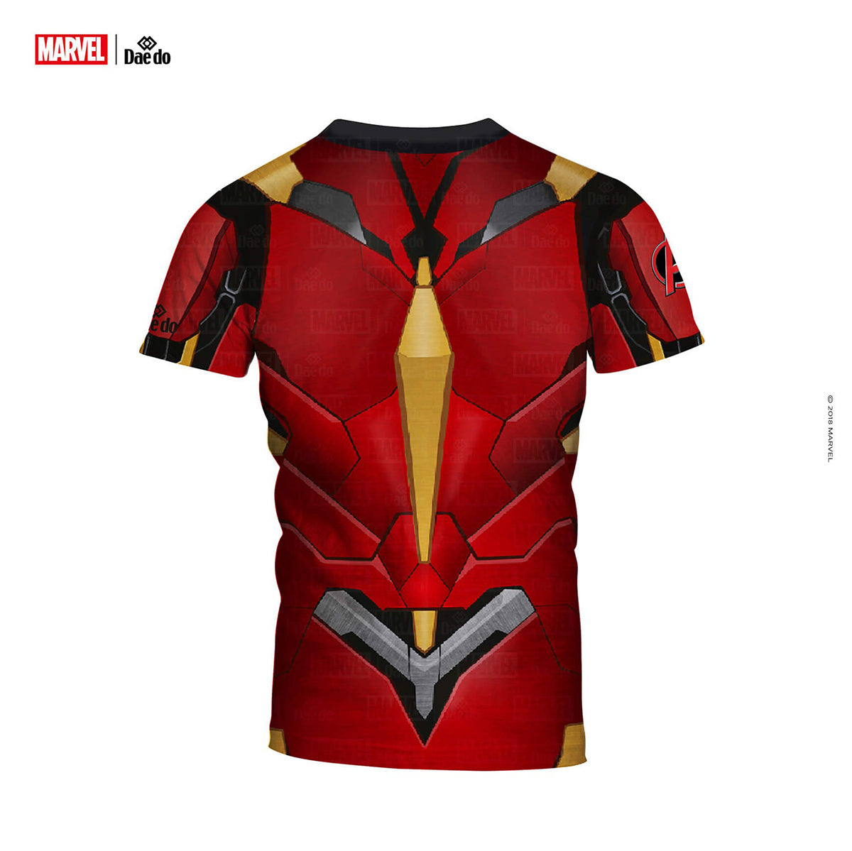 T-Shirt mit Iron Man-Volldruck von Daedo, MARV52101 