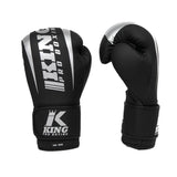 King Pro Boxing Boxhandschuhe Revo 7 - schwarz/silber