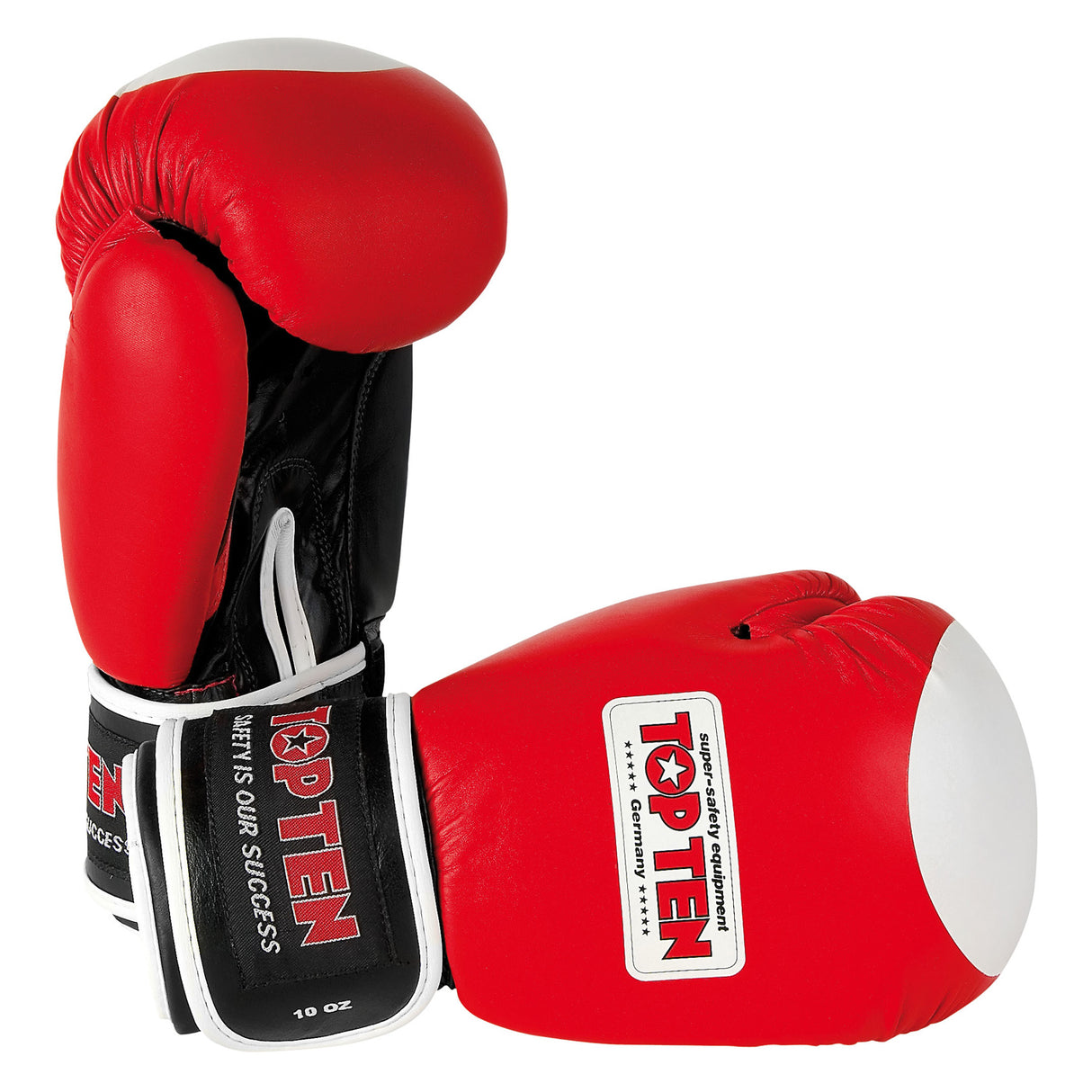 Gants de boxe de compétition Top Ten Olympia - rouge, 2011-4010
