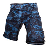 Fighter MMA Shorts - Urban Camo - blau, FSHM-11