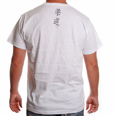 T-Shirt calligraphie Satori - JUDO - blanc, SATT04-1