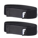 Sangle Velcro pour lacets de gants de boxe - noir, FVSLC-02