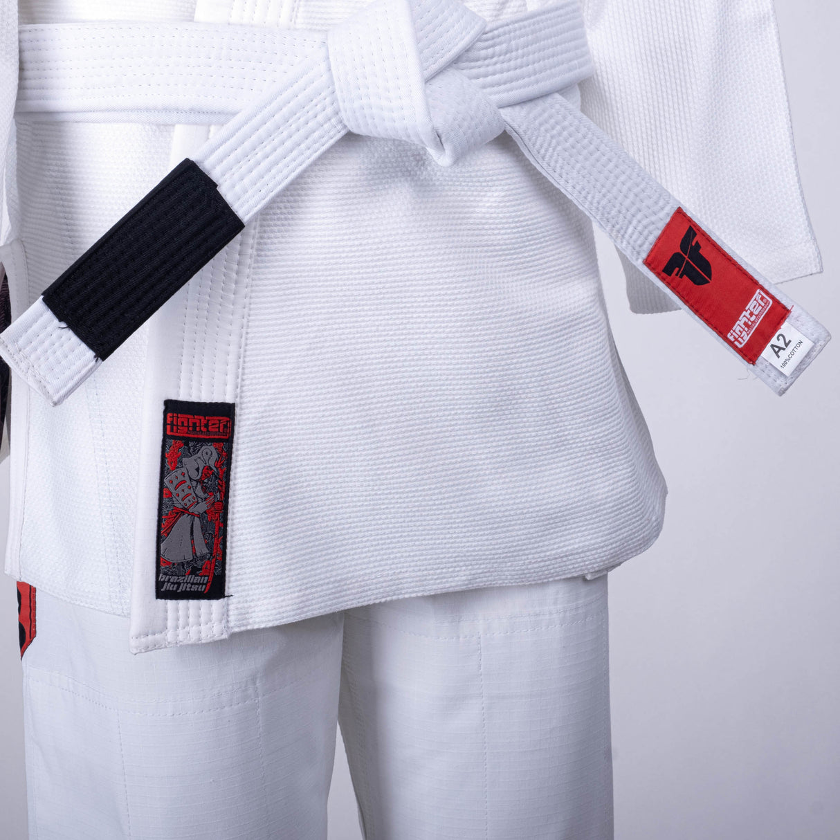 BJJ Kampfanzug Samurai - weiß, BJJBW-N03