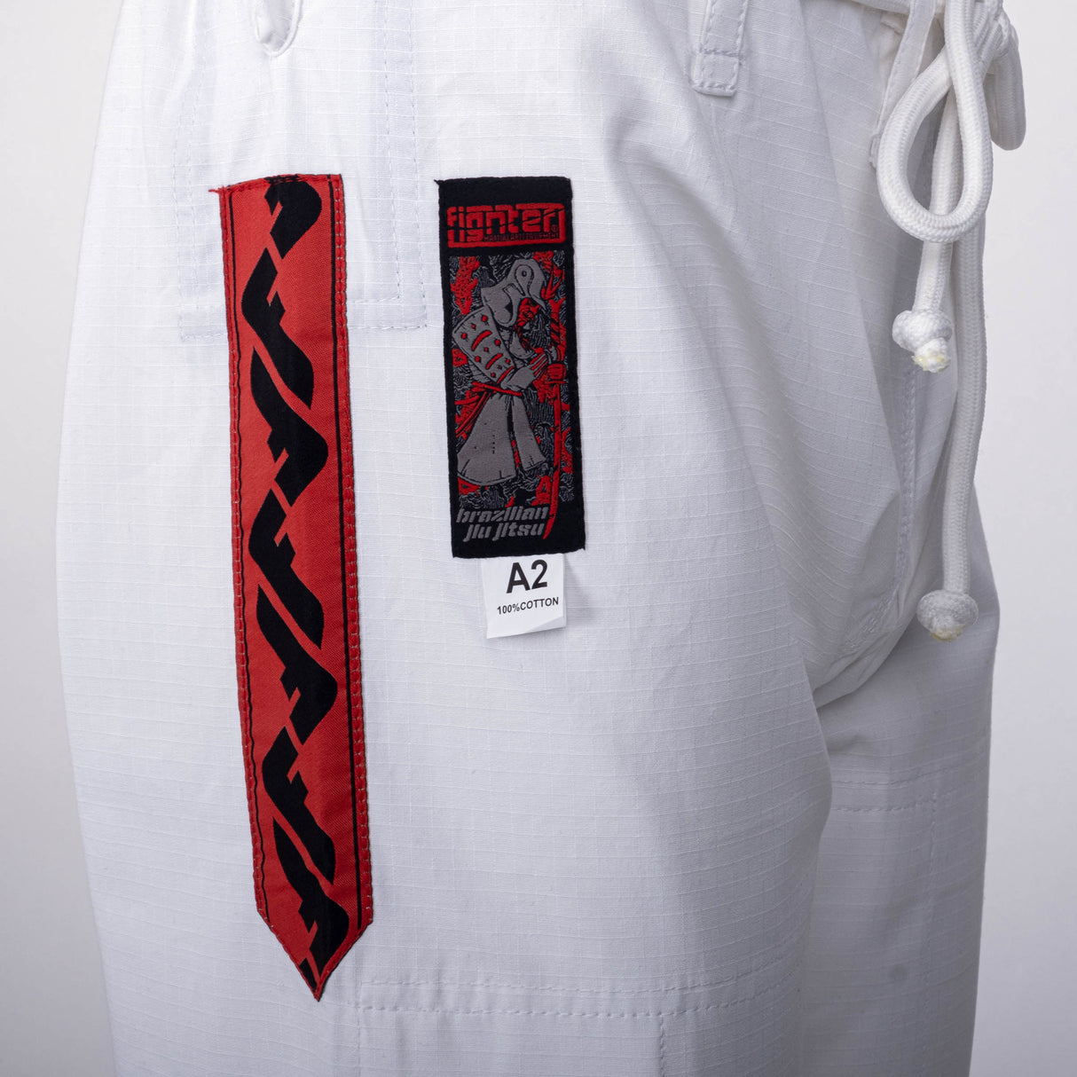 BJJ Kampfanzug Samurai - weiß, BJJBW-N03