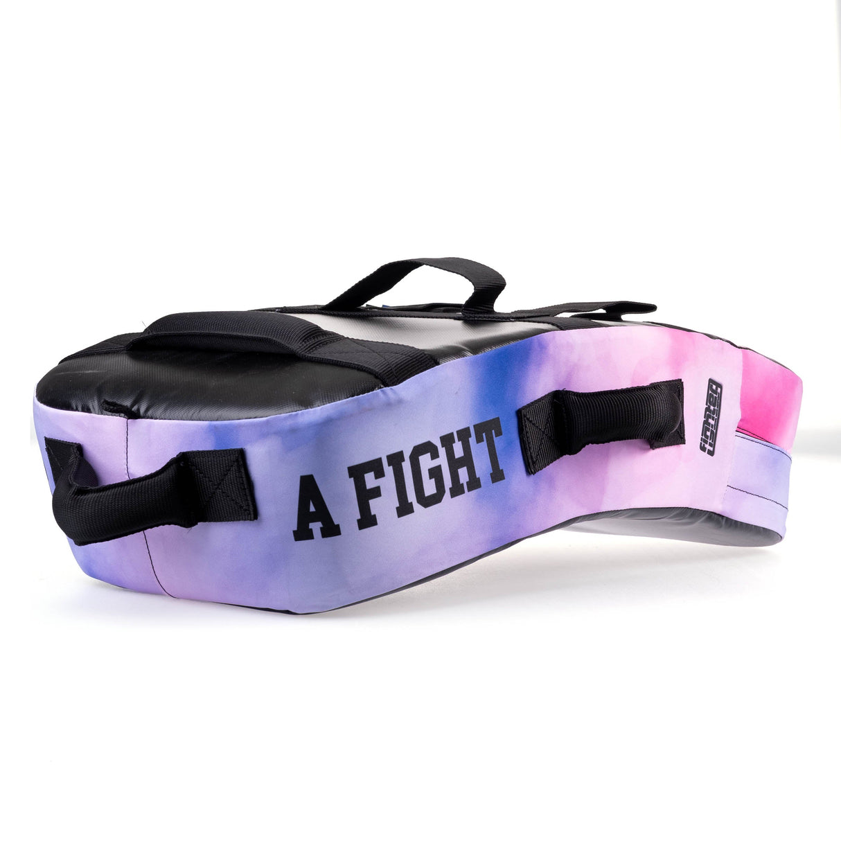 Fighter Kicking Shield - MULTI GRIP - La vie est un combat - Rose, FKSH-30