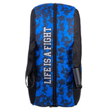 Fighter Sporttasche/Rucksack - blaue Waben