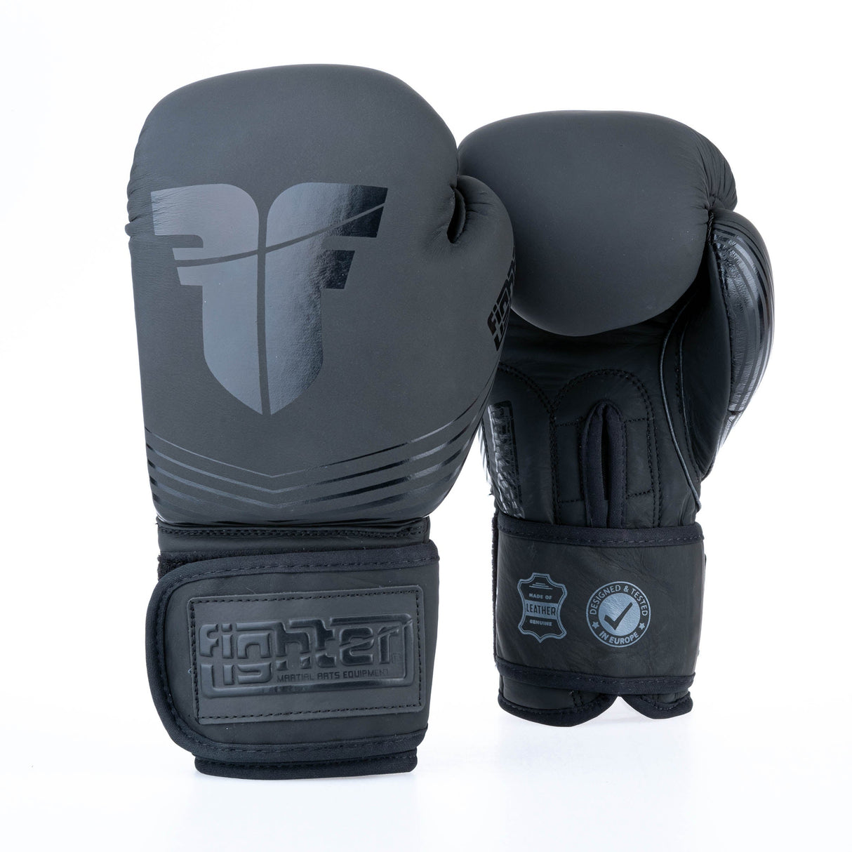 Fighter Boxhandschuhe SPLIT Stripes - schwarz