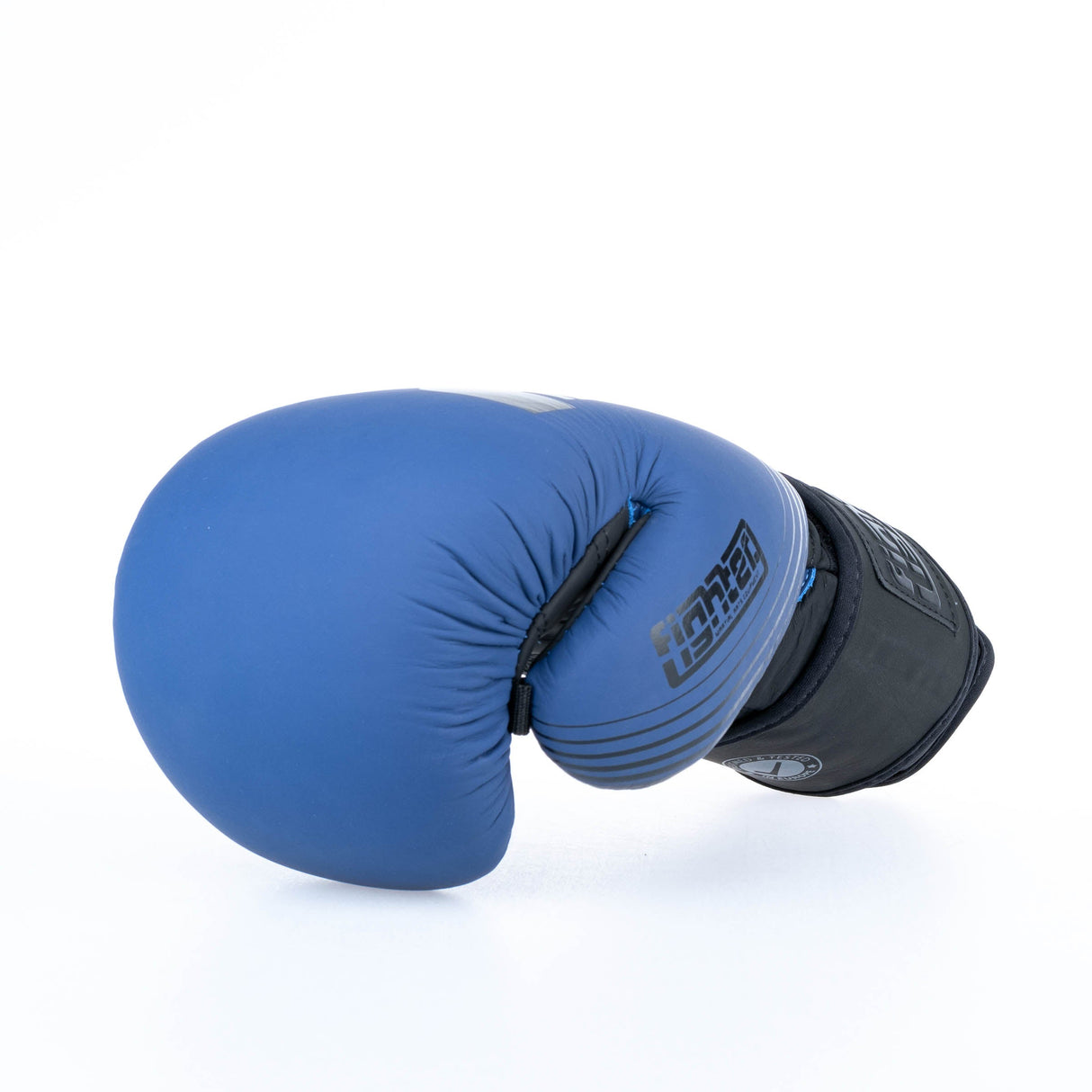 Fighter Boxhandschuhe SPLIT Stripes - blau/schwarz