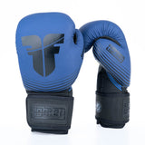 Fighter Boxhandschuhe SPLIT Stripes - blau/schwarz