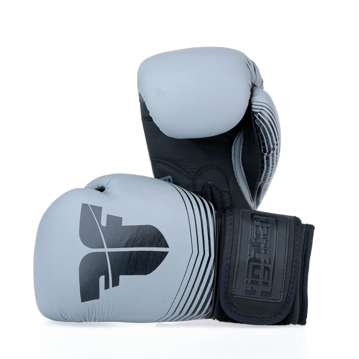 Gants de boxe Fighter SPLIT Stripes - gris/noir